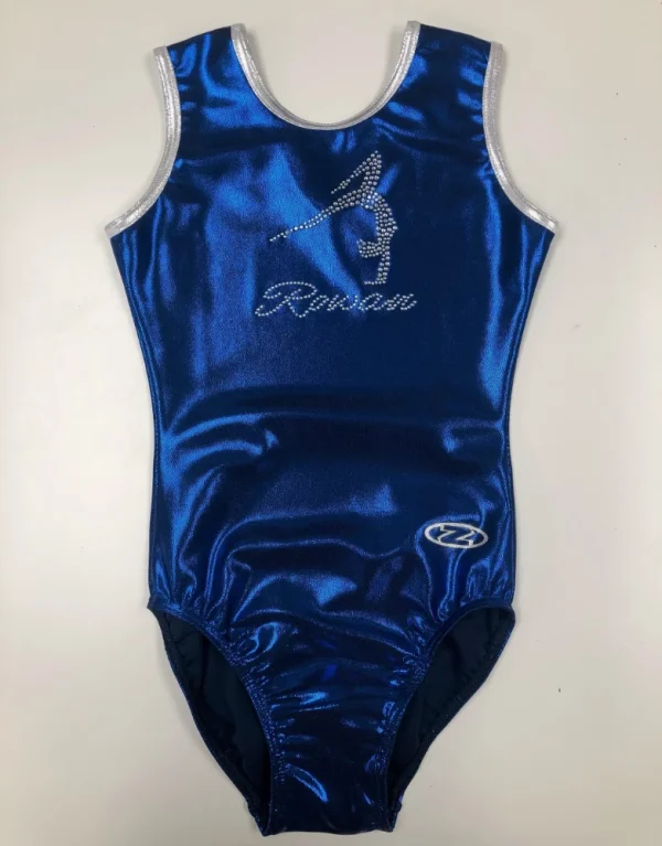 Electric Blue Rowan Gymnastics Leotard